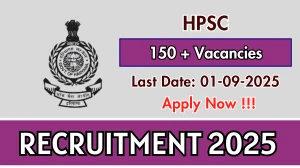 HPSC Recruitment 2025 - Apply Online for 153 Assistant Engineer, Municipal Engineer and More Posts
