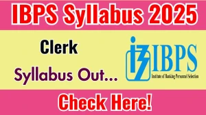 IBPS Clerk Syllabus 2025 Out Direct Link to Download Syllabus PDF here IBPS Clerk Syllabus 2025 Out Direct Link to Download Syllabus PDF here