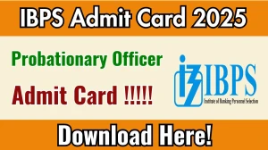 IBPS PO Admit Card 2025 to be released soon – Download Link @ ibps.in IBPS PO Admit Card 2025 to be released soon – Download Link @ ibps.in