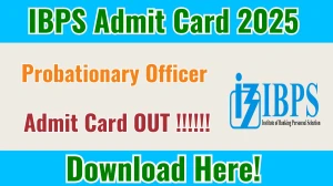 IBPS PO PET Admit Card 2025 OUT Download Link ibps.in