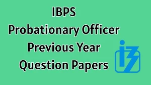 IBPS PO Previous Year Question Papers PDF with Answers Download