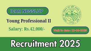 ICAR NBSSLUP Young Professional II Recruitment 2025 – Walk in