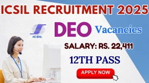 ICSIL Data Entry Operator Recruitment 2025 - Apply Online for 48 Posts by Sep 04 ICSIL Data Entry Operator Recruitment 2025 - Apply Online for 48 Posts by Sep 04