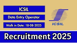 ICSIL Data Entry Operator Recruitment 2025 – Walk in