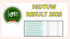 IGDTUW Result 2025 Released at igdtuw.ac.in Direct Link to Download 2nd, 4th, 6th, and 8th Semester Result