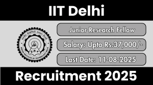 IIT Delhi Junior Research Fellow Recruitment 2025 - Apply Offline