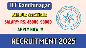 IIT Gandhinagar Recruitment 2025 - Apply Online for 02 Project Associate I, Program Manager I Posts IIT Gandhinagar Recruitment 2025 - Apply Online for 02 Project Associate I, Program Manager I Posts