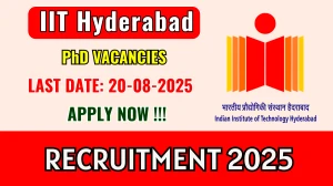 IIT Hyderabad PhD Recruitment 2025 - Apply Offline IIT Hyderabad PhD Recruitment 2025 - Apply Offline
