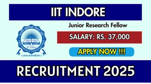 IIT Indore Junior Research Fellow Recruitment 2025 - Apply Online