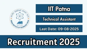 IIT Patna Technical Assistant Recruitment 2025 - Apply Offline