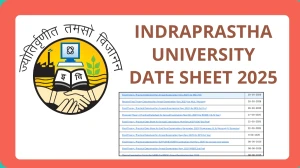 Indraprastha University Date Sheet 2025 Announced @ ipu.ac.in Details Here
