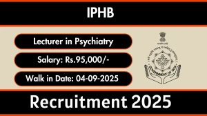 IPHB Lecturer in Psychiatry Recruitment 2025 – Walk in