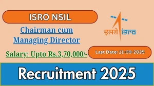 ISRO NSIL Chairman cum Managing Director Recruitment 2025 - Apply Offline