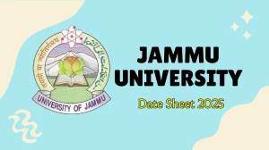 Jammu University Date Sheet 2025 Announced @ coeju.com Details Here