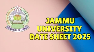Jammu University Date Sheet 2025 Announced @ coeju.com Details Here