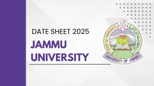 Jammu University Date Sheet 2025 Announced @ coeju.com Details Here