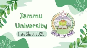 Jammu University Date Sheet 2025 Out @ coeju.com Details Here