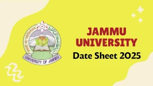 Jammu University Date Sheet 2025 Out @ coeju.com Details Here