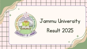 Jammu University Result 2025 Out at coeju.com Direct Link to Download 3rd, 6th, 8th Sem Result