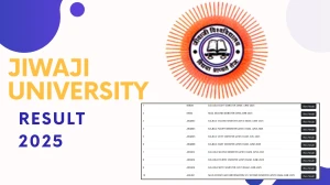 Jiwaji University Result 2025 Released at univindia.com Direct Link to Download 2nd, 4th, 6th, and 8th Semester Result