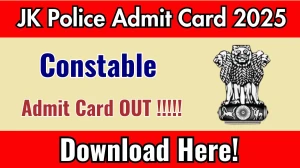 JK Police Constable PST/PET Admit Card 2025 OUT Download Link jkssb.nic.in JK Police Constable PST/PET Admit Card 2025 OUT Download Link jkssb.nic.in