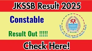 JKSSB Constable PST/PET Result 2025 Out at jkssb.nic.in, Direct Link to Download Result PDF Here