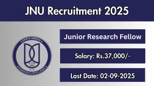 JNU Junior Research Fellow Recruitment 2025 - Apply Offline