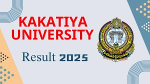 Kakatiya University Result 2025 Released at kuexams.org Direct Link to Download 6th Sem Result