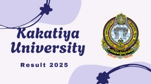 Kakatiya University Result 2025 Released at kuexams.org Direct Link to Download 1st Semester Result