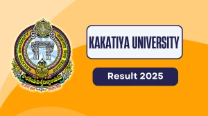 Kakatiya University Result 2025 Released at kuexams.org Direct Link to Download 6th and 10th Semester Result