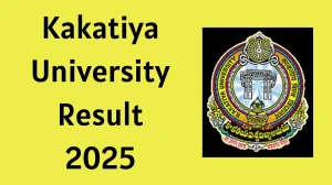Kakatiya University Result 2025 Released at kuexams.org Direct Link to Download 6th and 10th Semester Result