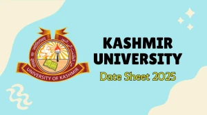Kashmir University Date Sheet 2025 Announced @ uok.edu.in Details Here