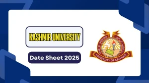 Kashmir University Date Sheet 2025 Out @ uok.edu.in Details Here