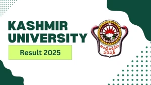 Kashmir University Result 2025 Out at uok.edu.in Direct Link to Download 2nd, 6th Sem Result