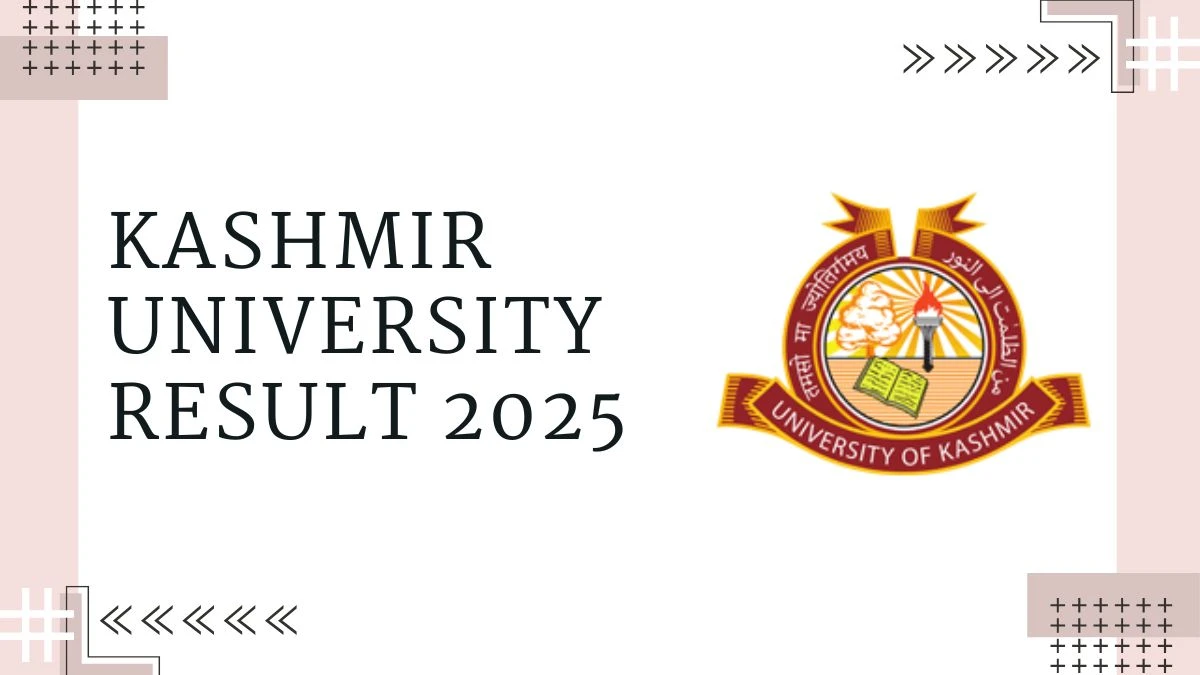 Kashmir University Result 2025 Out at uok.edu.in Direct Link to Download 4th Semester Result