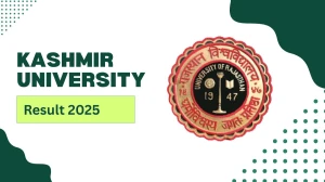 Kashmir University Result 2025 Released at uok.edu.in Direct Link to Download 1st, 2nd, 3rd, 4th Sem Result