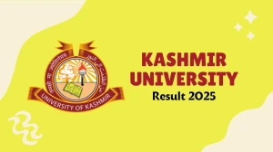 Kashmir University Result 2025 Released at uok.edu.in Direct Link to Download 2nd, 6th Sem Result