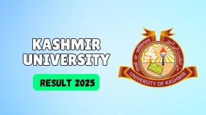 Kashmir University Result 2025 Released at uok.edu.in Direct Link to Download 3rd Sem Result