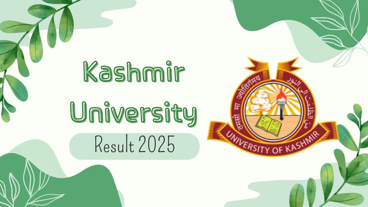 Kashmir University Result 2025 Released at uok.edu.in Direct Link to Download 3rd Semester Result