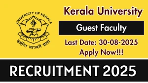 Kerala University Guest Faculty Recruitment 2025 - Apply Offline