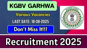 KGBV Garhwa Recruitment 2025 - Apply Offline for 23 Lady Teacher, Accountant cum Computer Operator Posts