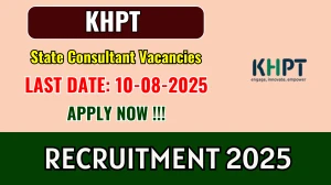KHPT State Consultant Recruitment 2025 - Apply Online for 01 Posts