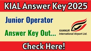 KIAL Junior Operator Answer Key 2025 Out – Download at kial.kspconline.com KIAL Junior Operator Answer Key 2025 Out – Download at kial.kspconline.com