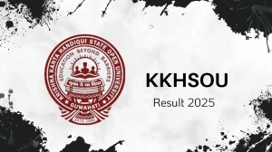 KKHSOU Result 2025 Declared at kkhsou.ac.in Direct Link to Download 1st Sem Result