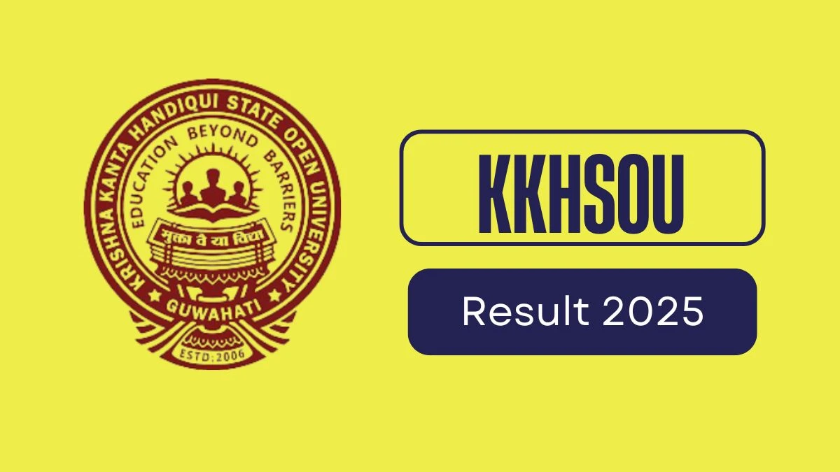 KKHSOU Result 2025 Released at kkhsou.ac.in Direct Link to Download 1st Sem Result
