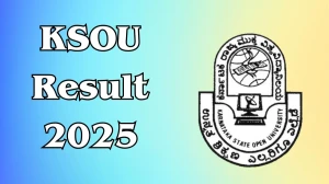 KSOU Result 2025 Released at ksouportal.com Direct Link to Download 4th Semester Result