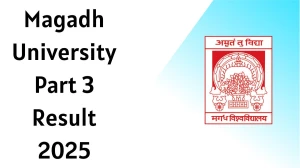 Magadh University Part 3 Result 2025 Out at magadhonline.in Direct Link to Download UG Course Result