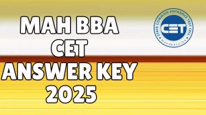 MAH BBA CET 2025 Answer Key OUT at cetcell.mahacet.org Download PDF