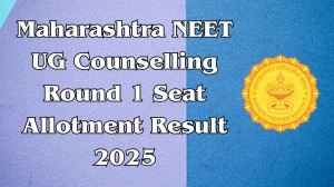 Maharashtra NEET UG Counselling Round 1 Seat Allotment Result 2025 Out Today at cetcell.mahacet.org Direct Link to Download Result