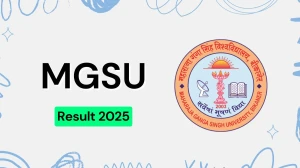 MGSU Result 2025 Out at univindia.net Direct Link to Download UG, PG Course Result